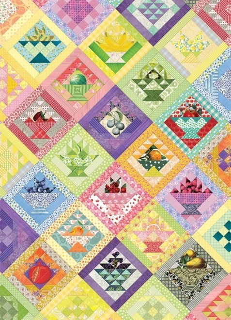 Puzzle-Decke mit Obstkörben 1000 Teile