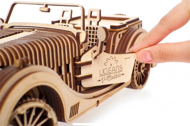 Ugears Mechanisches Holzpuzzle Auto VM-01 Roadster