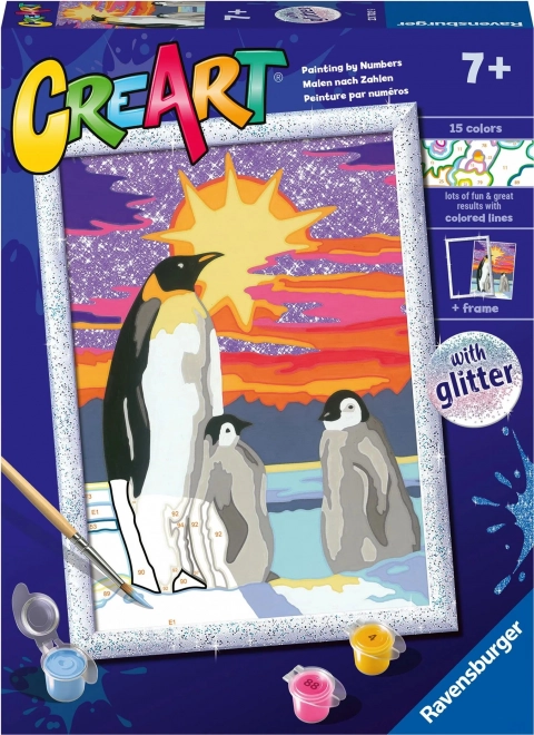 CreArt Pinguin-Malset für Kinder