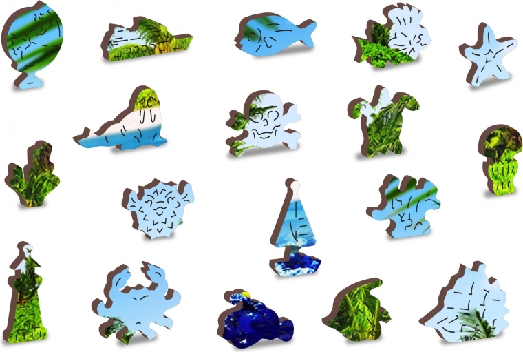 Einzigartig geformte Teile mit Laserdetails