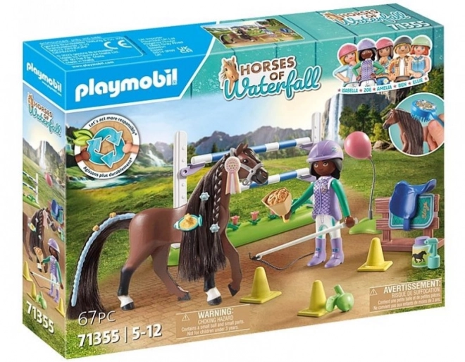 Playmobil Pferde-Set mit Hindernissen Zoe und Blaze