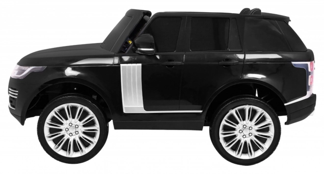 Range Rover HSE 2-sitziges Kinderauto Schwarz + Fernbedienung + 5 Gurte + Audio-Panel + LED-Diode