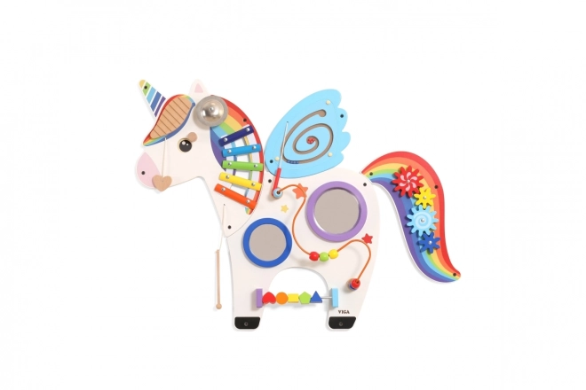 Wandpaneel Regenbogen Einhorn