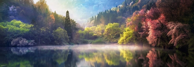 Puzzle 1000 Stk. See Seryang-ji Panorama