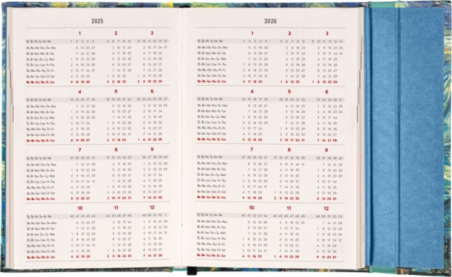 Magnetischer Wochenplaner VAN GOGH 2025