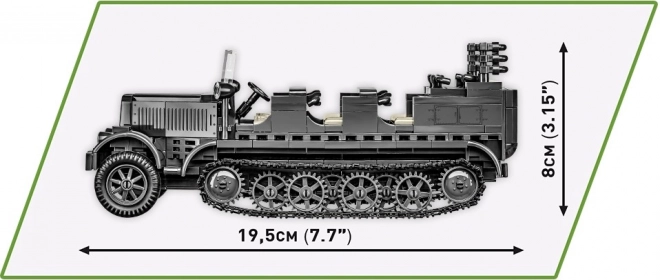 Zweiter Weltkrieg Sd.Kfz. 7 Halbkettenfahrzeug Modellbauset