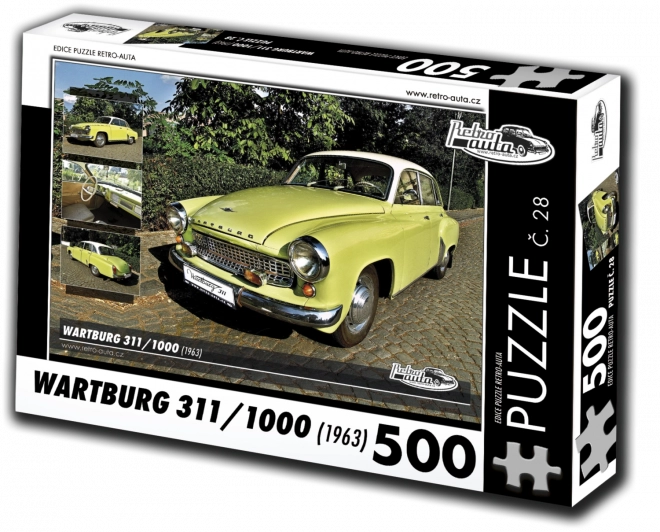 Retro-Autos Puzzle Wartburg 311, 1000 (1963) 500 Teile