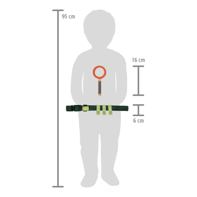 Erkundungsgürtel mit Zubehör für Entdecker
