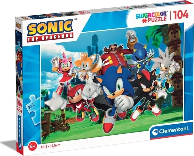 Clementoni Puzzle Igel Sonic 104 Teile