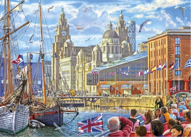 Puzzle Albert Dock, Liverpool 1000 Teile