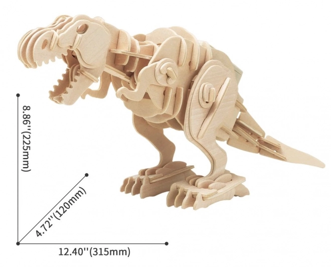 ROKR 3D Holzpuzzle Laufender T-Rex