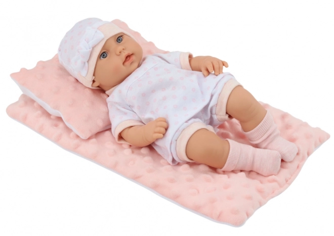 Baby Puppe mit Schlafanzug und Accessoires