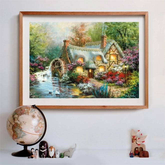 Puzzle 1500 Teile Kompakte Rückzug auf dem Land