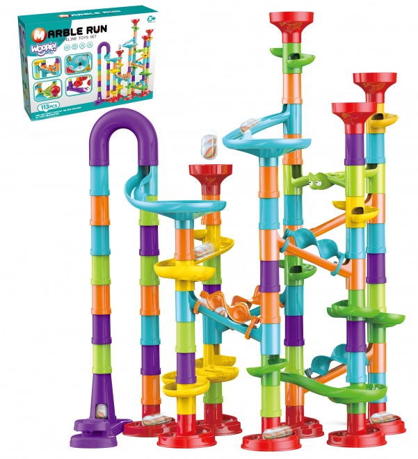 Woopie Kugelbahn Spiralset 113 Teile