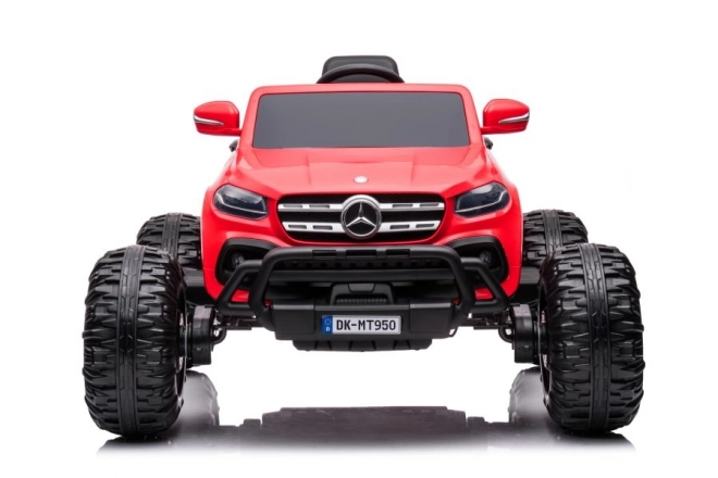 Mercedes Kinderfahrzeug Elektroauto 4x4 Rot