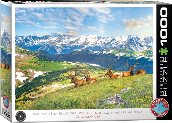 Eurographics Puzzle - Hirsch im Gebirge, 1000 Teile