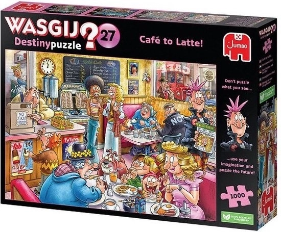 Wasgij Puzzle 1000 Teile - Die Kaffeebar