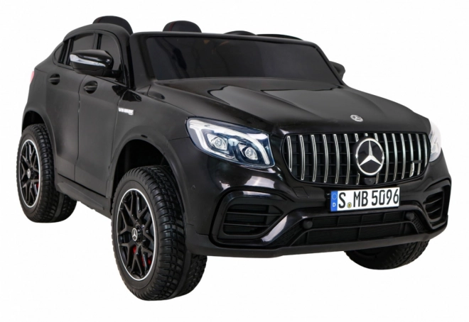 Mercedes GLC 63S Kinderauto schwarz + 4x4 + MP4 + LED + Eco-Leder + Sanfter Start + EVA