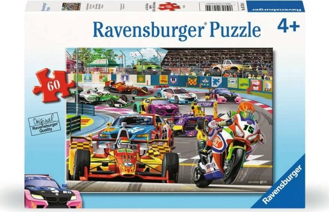 Kinderrätsel Rallye Rennen 60 Teile