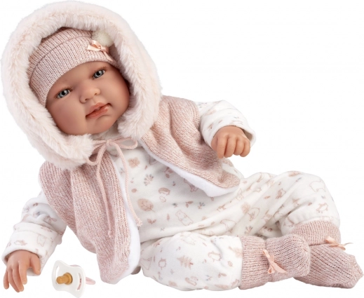 Llorens Neugeborene realistische Puppe Baby mit Geräuschen
