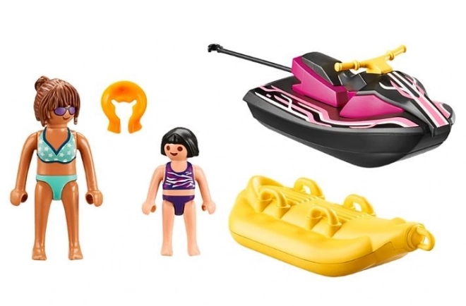 Playmobil Family Fun Starterpack Wasserscooter mit Bananenboot