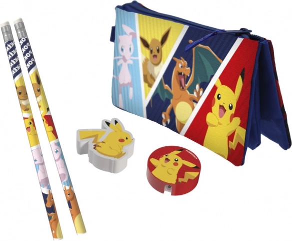 Pokémon Schulset mit Federmäppchen
