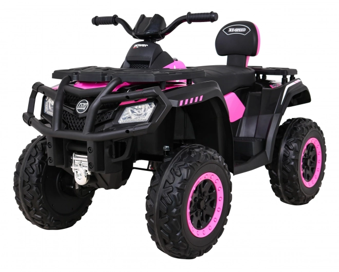 Quad XT-Geschwindigkeit für Kinder Pink + 4x4 + EVA + Langsamer Start + MP3-Radio + LED-Diode