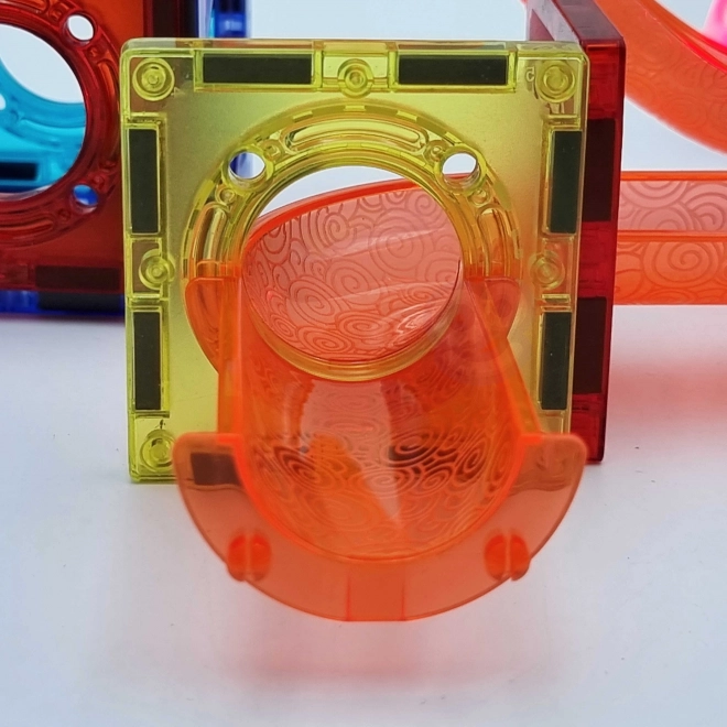 Woopie magnetische Kugelbahn Bausteine leuchtend 49 Stück