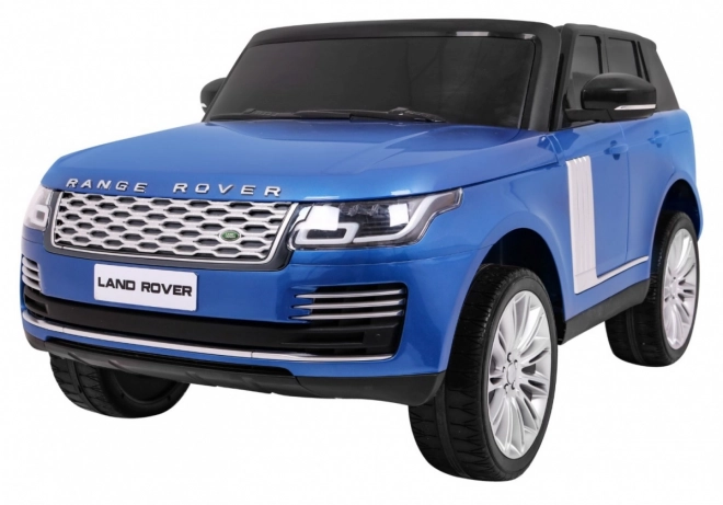 Range Rover HSE Lackiertes Auto für 2 Kinder Blau + Fernbedienung + 5-Punkt-Gurt + Audio-Panel + LED-Licht