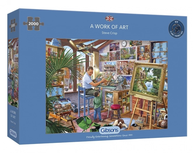 Kunstwerk Puzzle 2000 Teile
