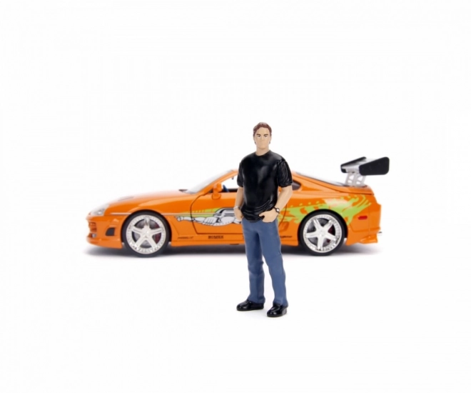 Toyota Supra 1995 Modellauto mit Brian O’Conner Figur