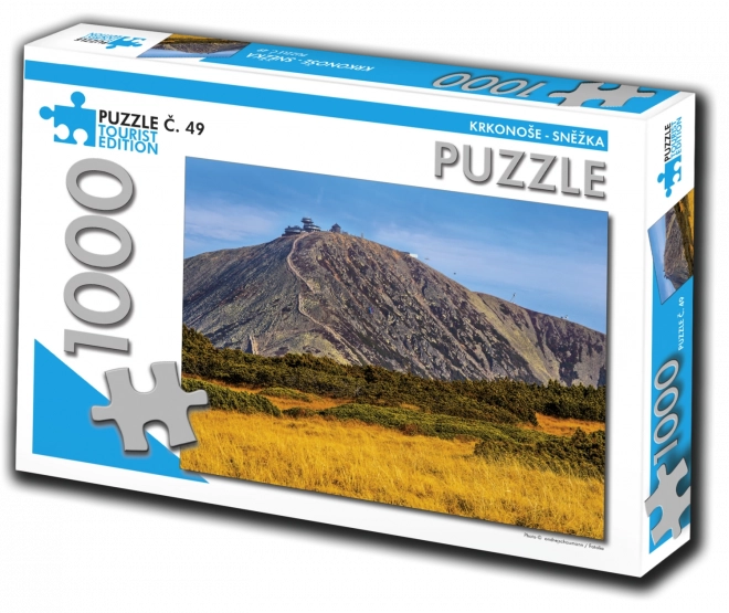 Touristen-Puzzle Krkonoše Sněžka