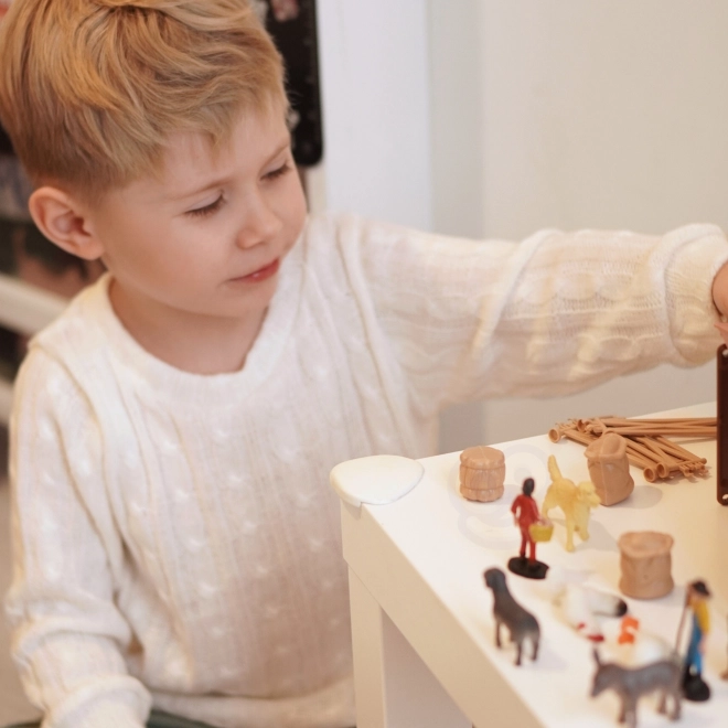 Woopie kleiner bauernhof-spielset mit tieren und zubehör