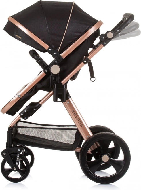 Chipolino Kinderwagen Havana 2in1 Obsidian Gold