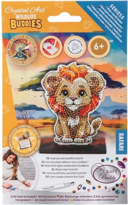 Diamant-Malerei Safari: Löwe