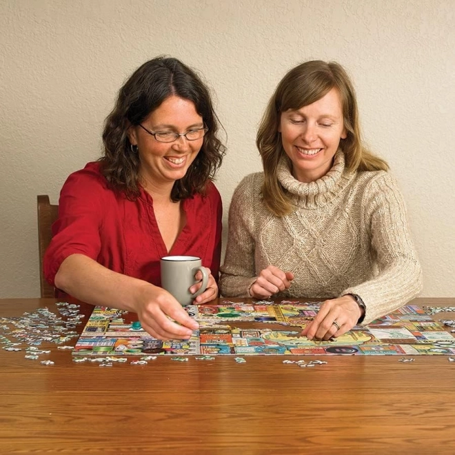 Puzzleset Nähutensilien 1000 Teile