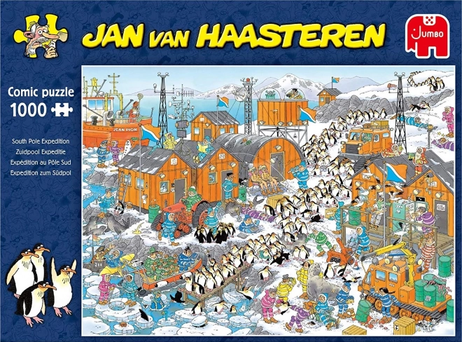 Jumbo Puzzle Jan Van Haasteren Expedition zum Südpol 1000 Teile