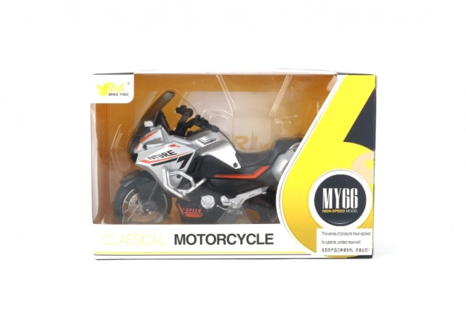 Spielzeugmotorrad mit Rückzugmechanismus