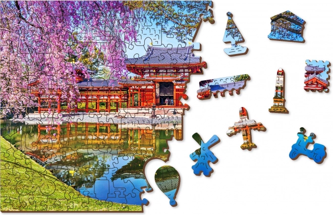 Holzpuzzle Tempel Byodo-in Kyoto 505 Teile