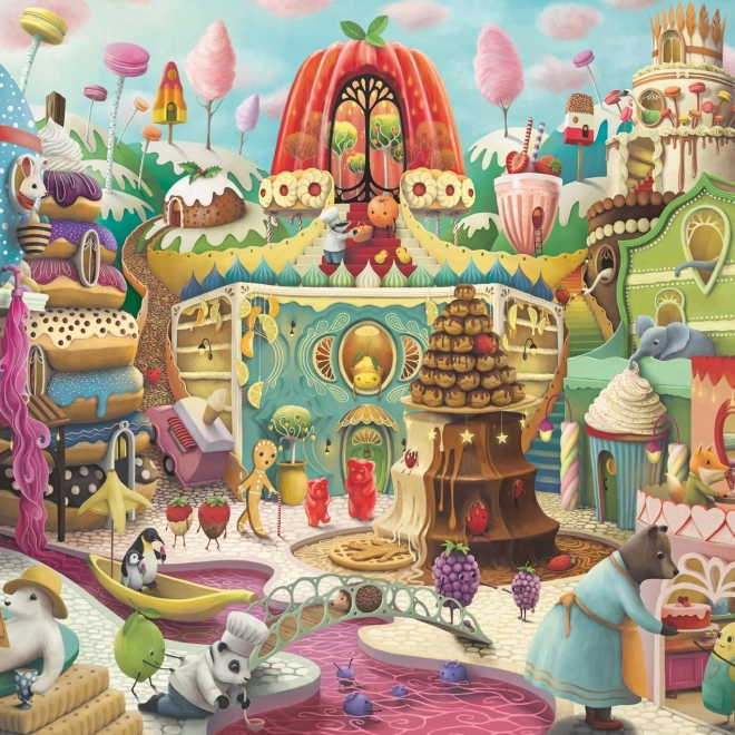 Puzzle Süße Straße 1000 Teile Ravensburger