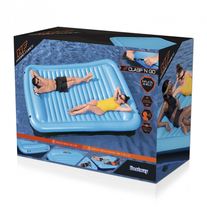 Bestway aufblasbare schwimmende Insel für 4 Personen