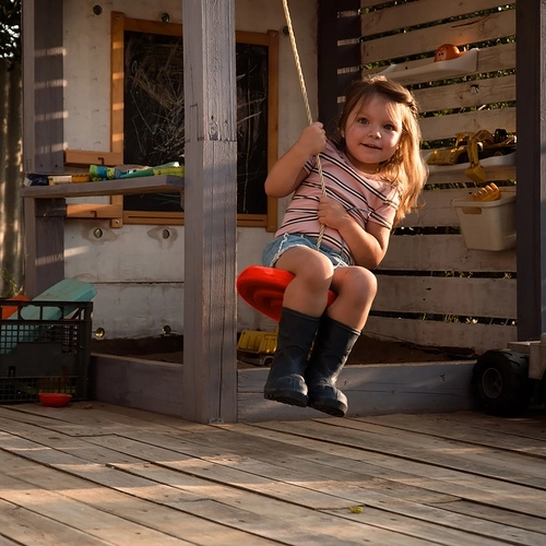 Hersteller Zertifizierte Runde Gartenschaukel für Kinder