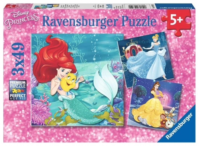 Ravensburger Puzzle 3in1 Disney Prinzessinnen Abend