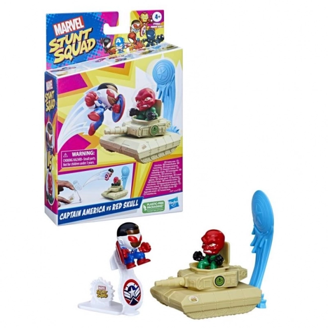 MARVEL AVENGERS STUNT SQUAD FIGUR UND FEATURE FIGUREN AST