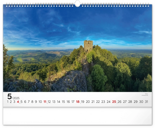 Notique Wandkalender Panorama Tschechische Republik 2025