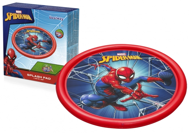 Aufblasbare Sprinklermatte mit Spider-Man Motiv