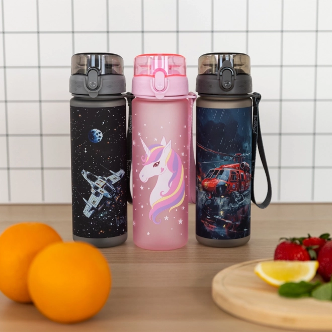Tritan-Trinkflasche BAAGL Pixel Space 500 ml