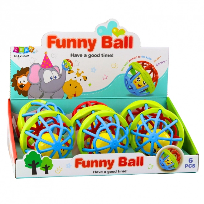 Sensorischer Ball mit Rassel für Säuglinge