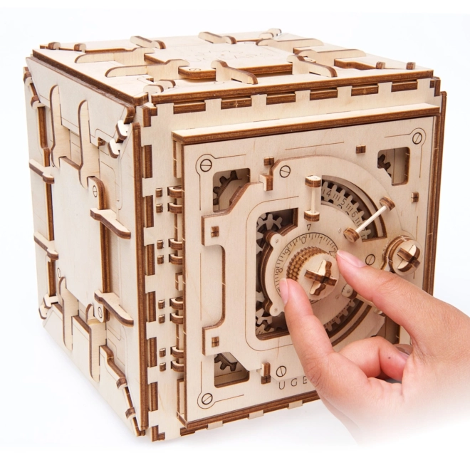 Ugears 3D Holzmechanisches Puzzle Tresor