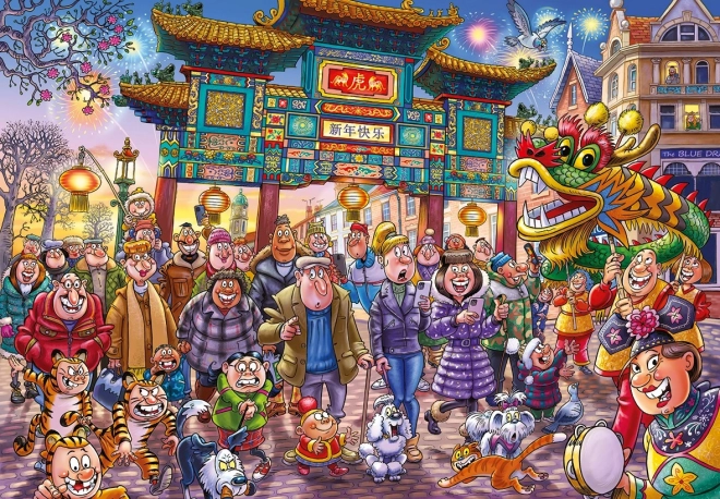 Wasgij Puzzle Chinesisches Neujahr 1000 Teile